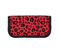 BYwenhopnbs Leopard Lion Tiger Animal Print,Large Capacity Pencil Case, Pen Pouch Organizer Canvas Pencil Bag for Girls