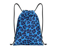 BYwenhopnbs Leopard Skin Animal Print Drawstring Bag String Bag Lightweight Gym Backpack for Men Women