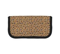 BYwenhopnbs Little Spotted Leopard Dreams Panther ，Large Capacity Pencil Case, Pen Pouch Organizer Canvas Pencil Bag for Girls