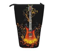BYwenhopnbs Magic Guitar Stand up Pencil case Holder, Telescopic Pencil Bag