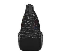 BYwenhopnbs Math Equation Math FormulasSling Bag for Men Crossbody Small Travel Shoulder Daypack