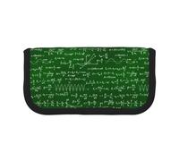 BYwenhopnbs Math Equations Formulas,Large Capacity Pencil Case, Pen Pouch Organizer Canvas Pencil Bag for Girls