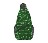 BYwenhopnbs Math Equations FormulasSling Bag for Men Crossbody Small Travel Shoulder Daypack