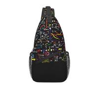 BYwenhopnbs Math FormulaSling Bag for Men Crossbody Small Travel Shoulder Daypack