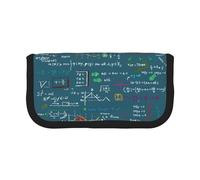 BYwenhopnbs Mathematical Formula Printed,Large Capacity Pencil Case, Pen Pouch Organizer Canvas Pencil Bag for Girls