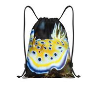BYwenhopnbs Nudibranch Red Sea Drawstring Bag String Bag Lightweight Gym Backpack for Men Women