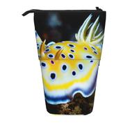 BYwenhopnbs Nudibranch Red Sea Stand up Pencil case Holder, Telescopic Pencil Bag