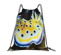 BYwenhopnbs Nudibranch Red SeaDrawstring Backpack Sports Gym Sackpack Water Resistant String Bag for Women Men