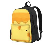 BYwenhopnbs Pasta Cheese Food PatternSchool Backpack Travel Bag for Men Women College Back Pack with 15 Laptop Compartmen