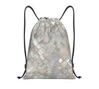 BYwenhopnbs Quatrefoil Moroccan Mother Of Pearl Drawstring Bag String Bag Lightweight Gym Backpack for Men Women