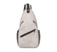BYwenhopnbs Rose Gold Marble PrintedSling Bag for Men Crossbody Small Travel Shoulder Daypack