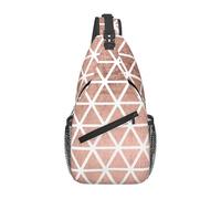 BYwenhopnbs Rose Gold Pattern BackgroundsSling Bag for Men Crossbody Small Travel Shoulder Daypack