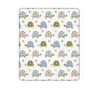 BYwenhopnbs Seamless Turtle Pattern Square Mouse Pad Sewn Edge Design 10&12in