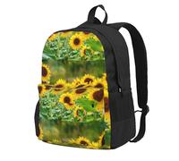 BYwenhopnbs Sunflower Plant PrintedSchool Backpack Travel Bag for Men Women College Back Pack with 15 Laptop Compartmen