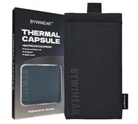 BYWINEAR Thermal Phone Case,Prevent OVERHEATING in The Sun, Prevent Lower Temperatures to Extend Battery Life,for iPhone 17Pro Max/16Pro Max/GalaxyA54 (Black, Large)