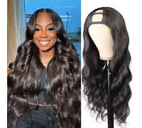 BYYASAA U Shape Wig Material:U Shape Human Hair Wig is 100% Brazilian Human Hair,you can match it with your own hair to make it look very beautiful