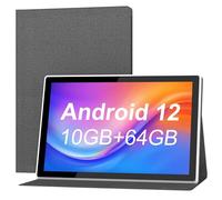 BYYBUO 10.1 inch Android 12 Tablet with Protect Case, Octa-Core 2.0 GHz Processor, New Upgrade 7000mAh, 10+64GB, Expand to 512GB, 1920x1200 Full HD Tablets Prime 10 Inch