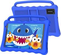 BYYBUO Android Kids Tablet, 7 inch IPS Screen, 2GB RAM 32GB ROM, Education, Tablet for Kids With Protection Case, Parental Control APP (Dark Blue)