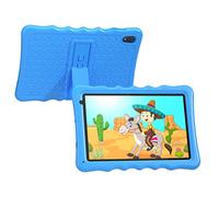 BYYBUO Kids Tablet, Toddler Tablets with Shockproof Protective Case, Dual Camera, Bluetooth, WiFi, 10.1 Inch Android 13 Tablet for Kids (Blue)