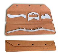 BYYDDIY Stick Tool Set with 7pcs Steel Balls,Stainless Steel Gua Sha Muscle Scraper,Scraping Massage Tool,Massage Scraper Tool (Mz-SBD2)