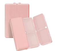 BYYLECL 1PCs Magnetic Foldable Pill Box Case, 7 Tray Travel Size Medicine Case Container Small Pocket Pill Dispenser for Pill Jewelry Screw 7x2.5x10cm