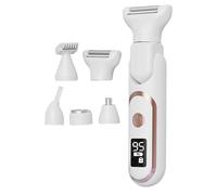 BYYLECL 5-in-1 Electric Razor IPX7 Waterproof Bikini Trimmer, Wet & Dry Use Painless Personal Trimmer Groomer for Ladies Face Body Legs Bikini Public Hairs 14cm