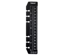 BYYLECL 6 Binder A5 or A6 Flexible Ruler,Flexible Ruler Plastic Notebook Binder Ruler for Organizing 6-Ring Binder Journals A6