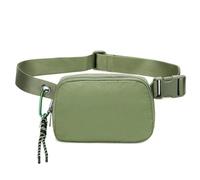 BYYLECL Bum Bag for Men Women, Lightweight Water-Resistant Waist Packs with Adjustable Belt,Zipper Waist Bag for Running Hiking Jogging Walking Travel Belt Bag Green