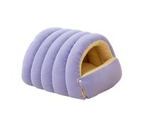 BYYLECL Cat Cave Bed for Cats or Small Dogs,House Cat Kitten Tunnels Bed Warming Nest Bed Pod for Pets M