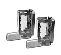 BYYLE olding Pocket Candle Lantern, Small Pocket Candle Lantern, Outdoor Candle Lamp, Portable Lamp Camping Accessories for Camping Hiking 2pcs