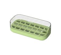 BYYLECL Ice Cube Tray with Lid, Mini Ice Cubes Tray with Removable Cover Stackable Spill Resistant Ice Cubes Stencils Box,BPA-Free 21 Grid