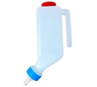 BYYLECL Lamb Feeding Bottle, 500 or 800 Ml Baby Goats Nursing Bottles with Scale Handle Hangable Upside down Livestock Milk Bottle 500ml