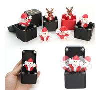 BYYLECL Middle Finger in a Box for Christmas, Spoof Hand Prank Pop-up Prop with Box for Adults,Novelty Christmas Prank Middle Finger Gifts for Men Women C