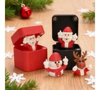 BYYLECL Middle Finger in a Box for Christmas, Spoof Hand Prank Pop-up Prop with Box for Adults,Novelty Christmas Prank Middle Finger Gifts for Men Women B