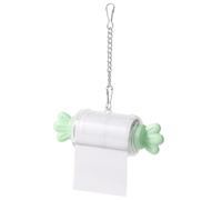 BYYLECL Parrot Hanging Chewing Toy Paper Roll,Mini Shred-Roller Birds Toy Interactive Chew-Shred Toy for Biting and Chewing 11x10cm