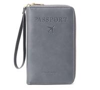 BYYLECL Passport Holder, PU Leather Travel Passport Cover Wallet, Travel Document Holder Organiser for Travel Women and Men Accessories 19x2x11.5cm