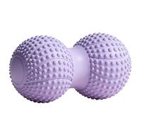 BYYLECL Peanut Shape PVC Hard Spiky Massage Ball, 13x6.5x6.5cm