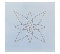 BYYLECL Plastic Stencil, Embroidery Stencil Drawing Line Quilting Stencils Flower Line Quilting Template for Hand Quilting Sewing A 20x20cm