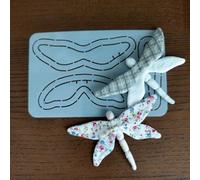 BYYLECL Sewing Pattern Template Kit, Reusable cute Animals DIY Handmade Soft Fabric Stencils D