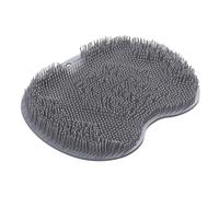 BYYLECL Shower Foot Scrubber Mat, Foot or Back Scrubber for Shower, Wall Mounted Non-Slip Suction Cups, for Improve Foots Circulation & Soothes Tired Feet Grey
