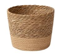 BYYLECL Woven Planter Basket, Natural Seagrass Basket, 3 Sizes Natural Seagrass Woven Plant Pots Flower Pots Baskets for Indoor Plant Decorative Garden Planter Medium