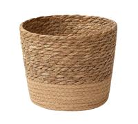 BYYLECL Woven Planter Basket, Natural Seagrass Basket, 3 Sizes Natural Seagrass Woven Plant Pots Flower Pots Baskets for Indoor Plant Decorative Garden Planter Small size
