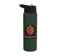 Byzantine Empire Constantinople Flag Roman Empire Symbol Stainless Steel Insulated Water Bottle