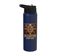 Byzantine Empire Flag Constantinople and Byzantium Stainless Steel Insulated Water Bottle