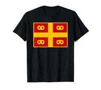 Byzantine Empire Flag Value Graphic T-Shirt, Men, Black, L