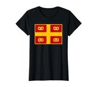 Byzantine Empire Flag Value Graphic T-Shirt, Women, Black, S