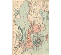 Byzantine Empire Map Journal: Vintage Map of Byzantine Notebook Notebook (6"x9" Blank Lined Journal, 200 pages)