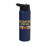 Byzantine Empire Shields Medieval History Stainless Steel Insulated Water Bottle