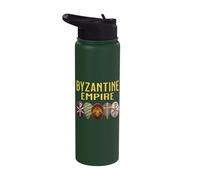 Byzantine Empire Shields Medieval History Stainless Steel Insulated Water Bottle