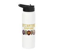 Byzantine Empire Shields Medieval History Stainless Steel Insulated Water Bottle